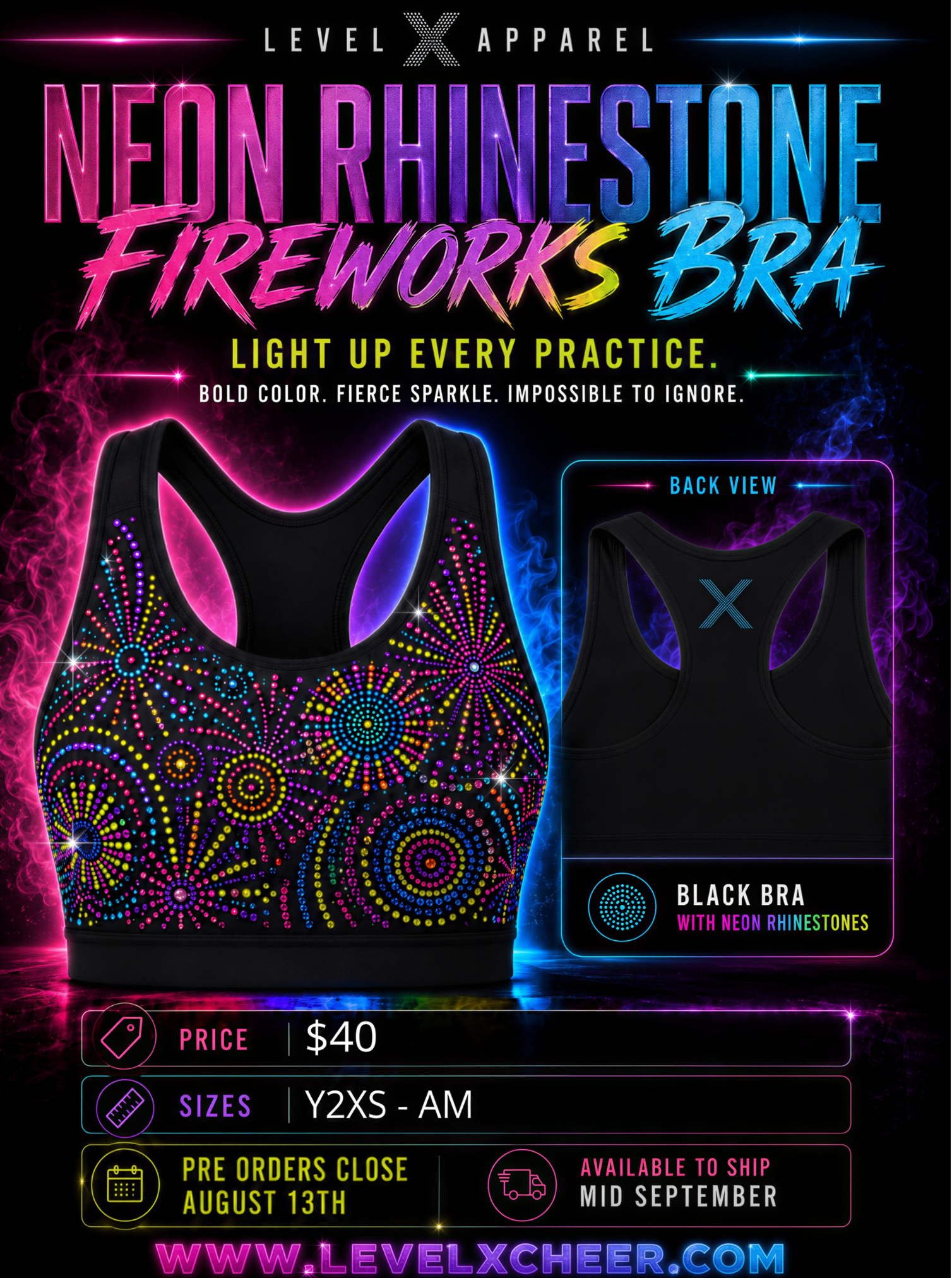 Level X Exclusive Neon Fireworks - Pre-Order Now!